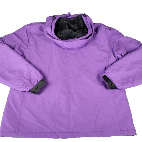 Pooluly Ski Jacket Waterproof Coat Women XL Purple - Picture 7 of 14